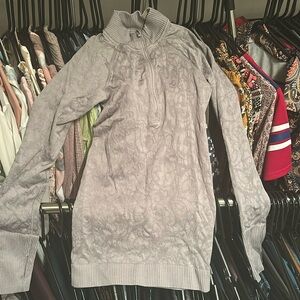 Lululemon purple 1/3 zip top